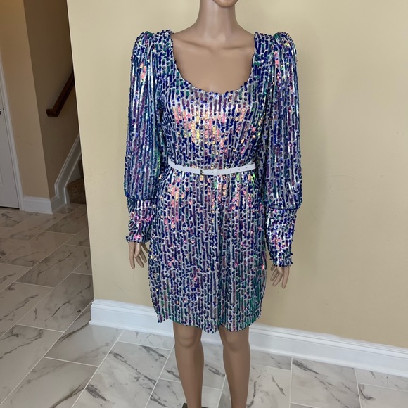 Venus short sequins dress - Picture 5 of 14